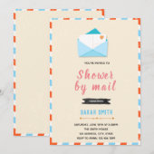 Bruiloft per post thema feest uitnodiging (Voorkant / Achterkant)