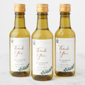 Bruiloft Personaliseer Fles Mini Wijn Label Wijn Etiket (Flessen)