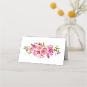 Bruiloft Plaats Kaart rozen Crystal Table Card Plaatskaartje (Achterkant)