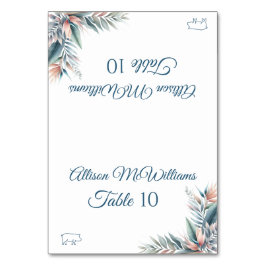 Bruiloft Plaats kaart-Tropische Droom-Varkenspicto Kaart