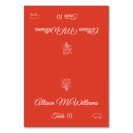 Bruiloft Plaats kaart-Wildflower Elegance-Varkensp Kaart