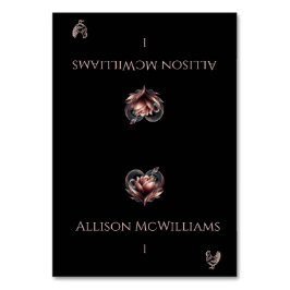 Bruiloft Plaats kaarten-Kip Icon-Roos met Hart Kaart