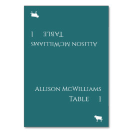 Bruiloft plaats kaarten-vlees icoon-smaragd groen- kaart