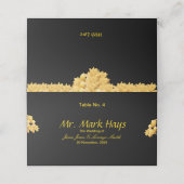 bruiloft plaatskaartje (Buitenkant ongevouwen)