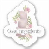 Bruiloft Planner Bruids Sticker (Voorkant)