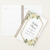 Bruiloft Planner Elegant Waterverf Lijst Wit (Display)
