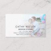 Bruiloft Planner met een QR Code Foto Visitekaartje (Voorkant)