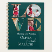 Bruiloft Planner Modern Abstract Agaat Jade (Voorkant)