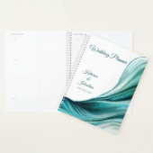 Bruiloft-Planner-Modern Abstract-Emerald Groen- Planner (Display)