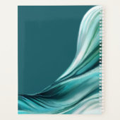Bruiloft-Planner-Modern Abstract-Emerald Groen- Planner (Achterkant)