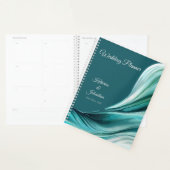 Bruiloft-Planner-Modern Abstract-Emerald Groen- Planner (Display)