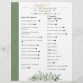 Bruiloft Planner Stationery Besluit Multomap Pagin (Voorkant)