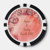 bruiloft poker chips (Voorkant)