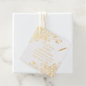 Bruiloft potlood ons In Save the Date Frilly Elega Bedankjes Labels (Met doos)