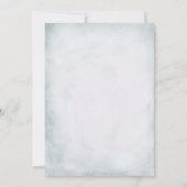 Bruiloft | Prachtige Bleke blauwe Rozen Kaart (Achterkant)