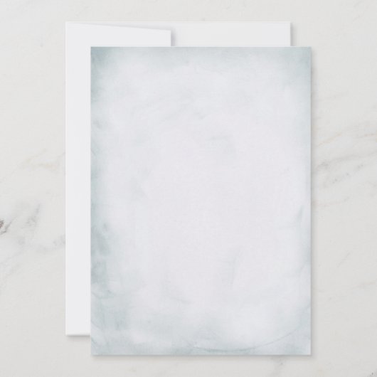 Bruiloft | Prachtige Bleke blauwe Rozen Kaart (Achterkant)