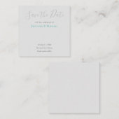 Bruiloft Professioneel Ontwerp Modern Save the Dat Informatiekaartje (Voorkant / Achterkant)