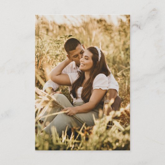 Bruiloft QR code website liefde hart kroon monogra Informatiekaartje (Voorkant)