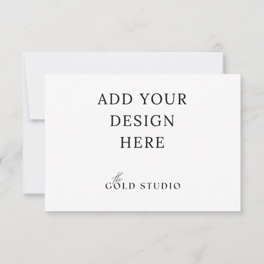 Bruiloft Reactiekaart RSVP Sjabloon (3,5 x 5 inch) (Achterkant)