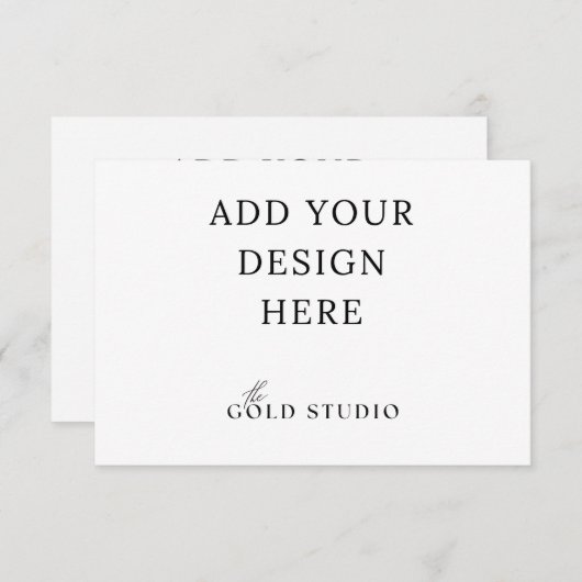 Bruiloft Reactiekaart RSVP Sjabloon (3,5 x 5 inch) (Voorkant / Achterkant)