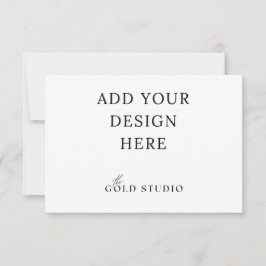 Bruiloft Reactiekaart RSVP Sjabloon (3,5 x 5 inch)