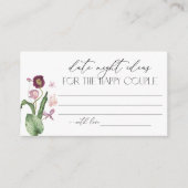 Bruiloft Recept Verzoek Bijgevoegde Kaart (Voorkant)