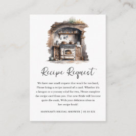 Bruiloft Recept Verzoek Bijlage Kaart