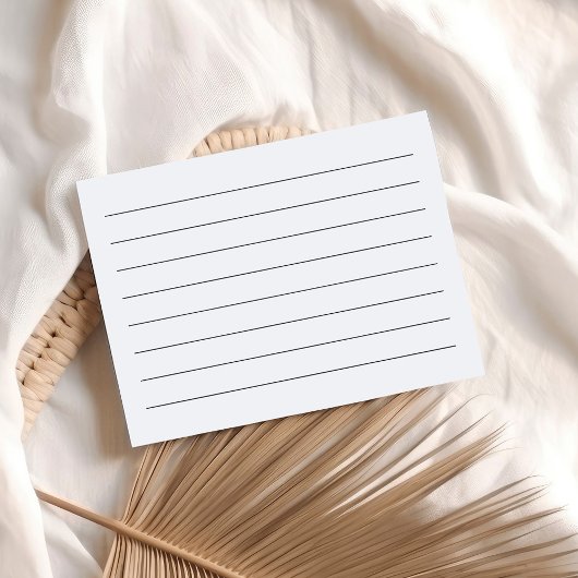 Bruiloft Recept Verzoek Blauwe Bloem Jurk Informatiekaartje