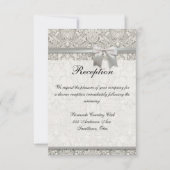 Bruiloft Receptie Aanpasbare uitnodiging sjabloon (Voorkant)