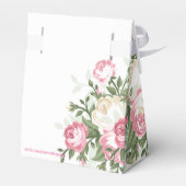 Bruiloft Receptie Favoror Boxes  Rozen Bedankdoosjes (Achterkant)