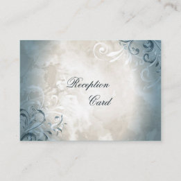 Bruiloft receptie Kaart Elegant  gebladerte