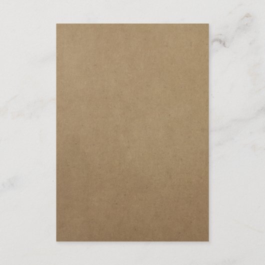 Bruiloft Receptie Rustieke Burlap Kant String Bow Informatiekaartje (Achterkant)