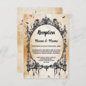 Bruiloft Reception Cards Landelijke Stijl Gotische Kaart (Voorkant / Achterkant)