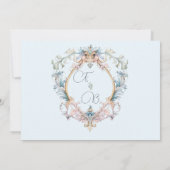 Bruiloft Regency Monogram Elegant Save The Date (Achterkant)