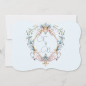 Bruiloft Regency Monogram Elegant Save The Date (Achterkant)