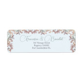 Bruiloft Regency thema Etiket (Voorkant)