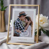 Bruiloft Reizen Thema Foto Tafelnummer