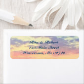 Bruiloft retour adreslabels - Save the Date Etiket (Insitu)