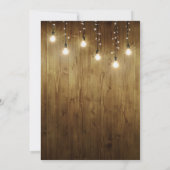 Bruiloft Richtingaanduiding met Landelijke Slinger Kaart (Achterkant)