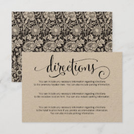 Bruiloft Richtingkaart 'Rustic Modern We Do' Kaart