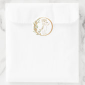 Bruiloft Ring Kat Stickers (Tas)