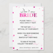Bruiloft Ring Spel | Roze Magenta Confetti Kaart (Voorkant)