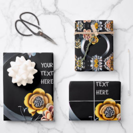 Bruiloft ring wrapping papier vellen