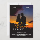 Bruiloft romance drama film poster foto kaart (Voorkant)