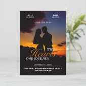 Bruiloft romance drama film poster foto kaart (Staand voorkant)