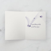 Bruiloft romantisch citaat kaart (Binnen)