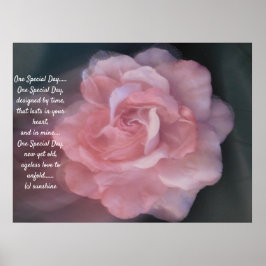 BRUILOFT ROMANTISCH POSTER STIJL ONTWERP