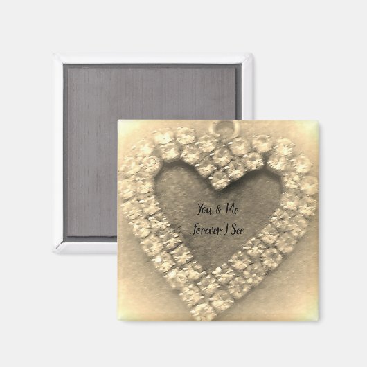 BRUILOFT ROMANTISCHE MAGNEET STIJL ONTWERP (Voorkant / Achterkant)