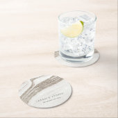 bruiloft ronde kartonnen onderzetter (Insitu)