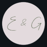 bruiloft ronde sticker<br><div class="desc">Omarm de charme van onze Love Notes Wedding Classic Ronde Sticker, een perfecte aanvulling op uw liefdesvolle feest. Met zijn tijdloze design en grillige touch voegt deze sticker een heerlijk accent toe aan uw huwelijksgunsten en inrichting, waardoor uw speciale dag nog gedenkwaardiger wordt. Tijdloze schoonheid: onze Love Notes Wedding Classic...</div>
